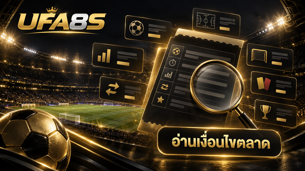 UFA8S อ่านเงื่อนไขตลาดฟุตบอลก่อนส่งบิล